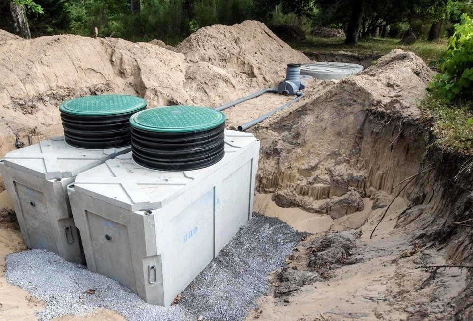 Septic system installation in MA