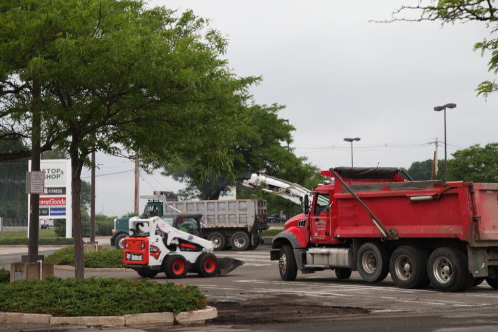 parking lot milling danvers MA