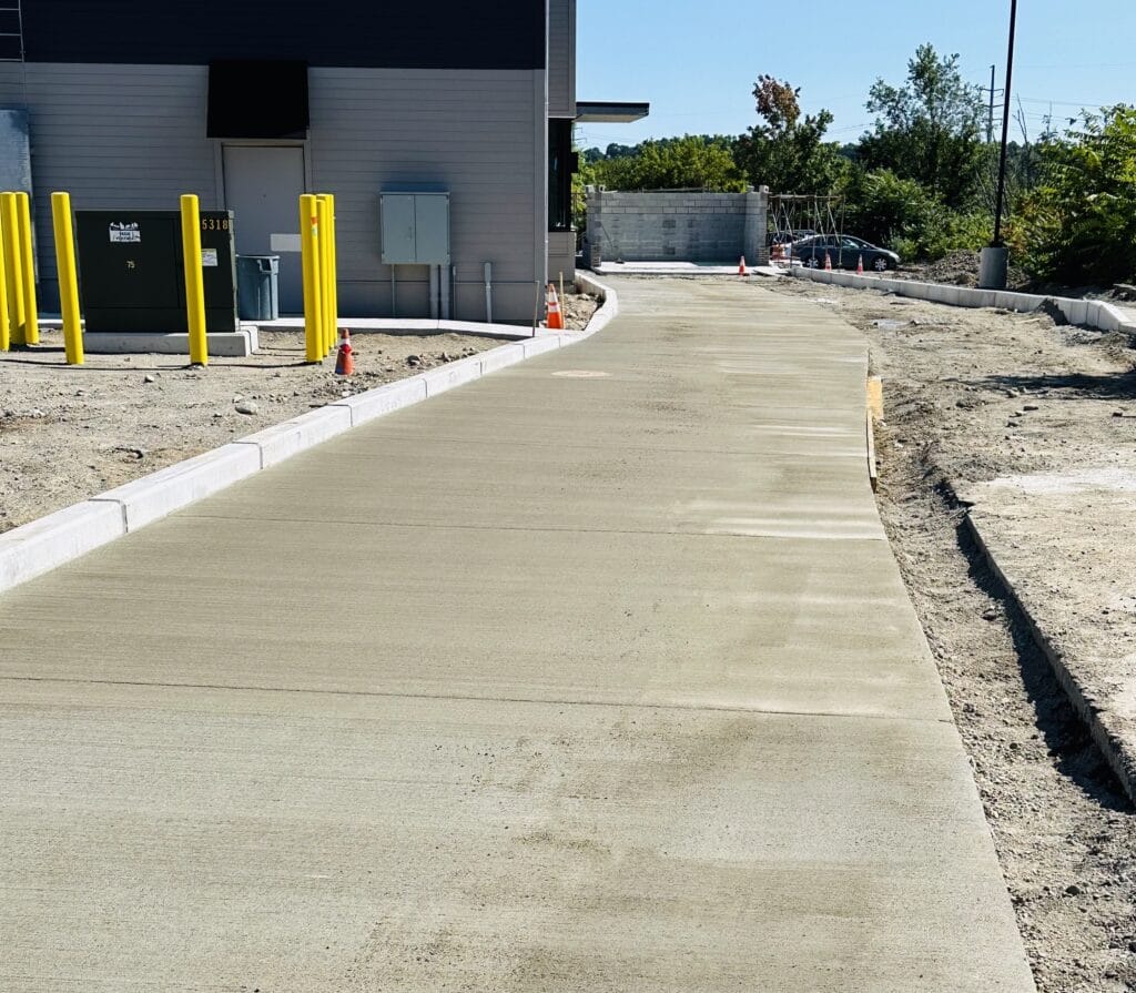 Commercial building and site work in Danvers MA