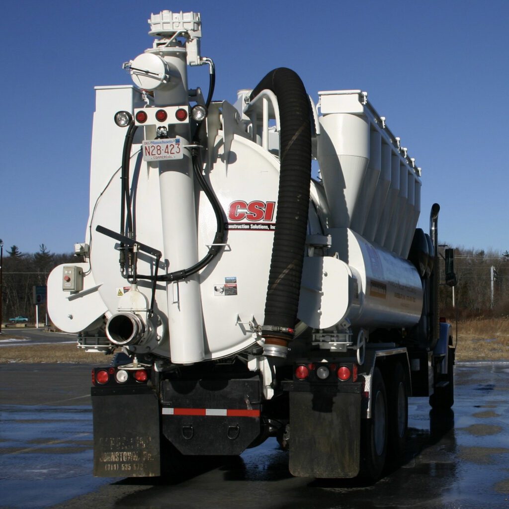 vacuum excavator headed out to work in Amesbury MA