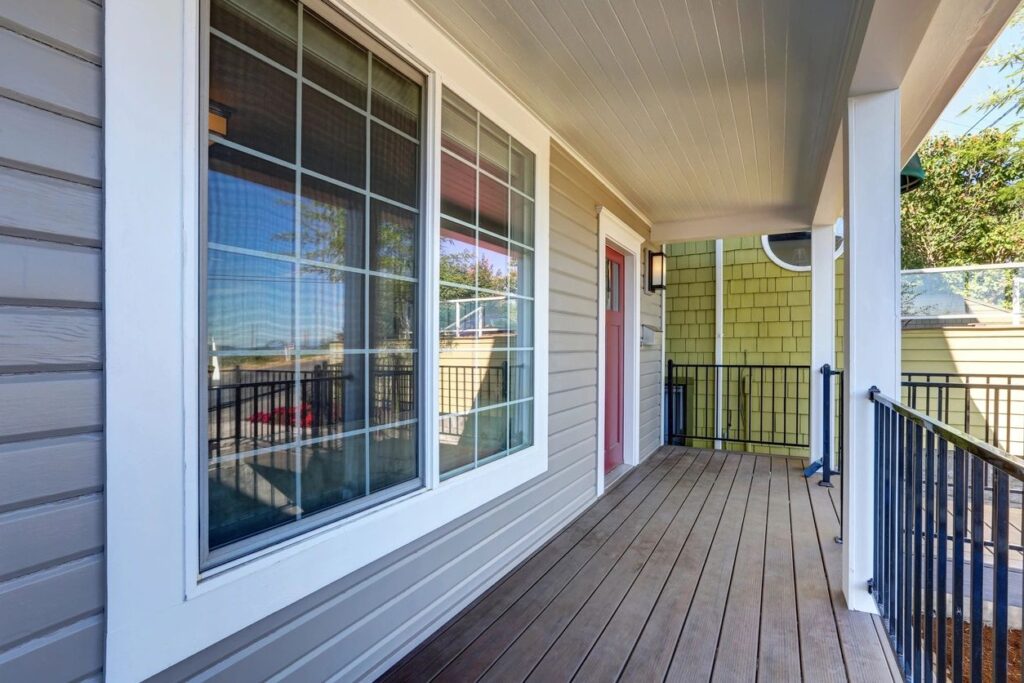foundation longevity showing a well level front porch of a older home with proper support