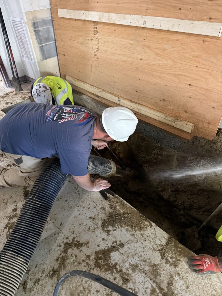 Vacuum Excavation Indoor trenching southern NH